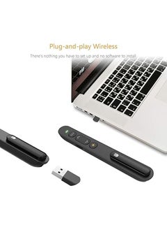 General Presentation Remote, Wireless Presenter Remote with Red Light, Hyperlink, Volume Control - 2.4GHz PowerPoint Remote for PPT/Keynote/OpenOffice/Windows/MAC OS  - Image 5
