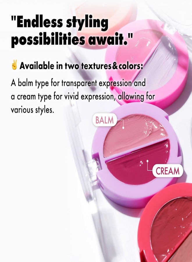 Amuse SEOUL Lips and Cheeks Healthy Balm 02 MANGO BALM | Moisturizing, Glossy, Creamy Texture, Lightweight, Dewy Finish, Natural-looking Color, K Beauty Makeup, Vegan (1.5g / 0.05 oz) - Image 5