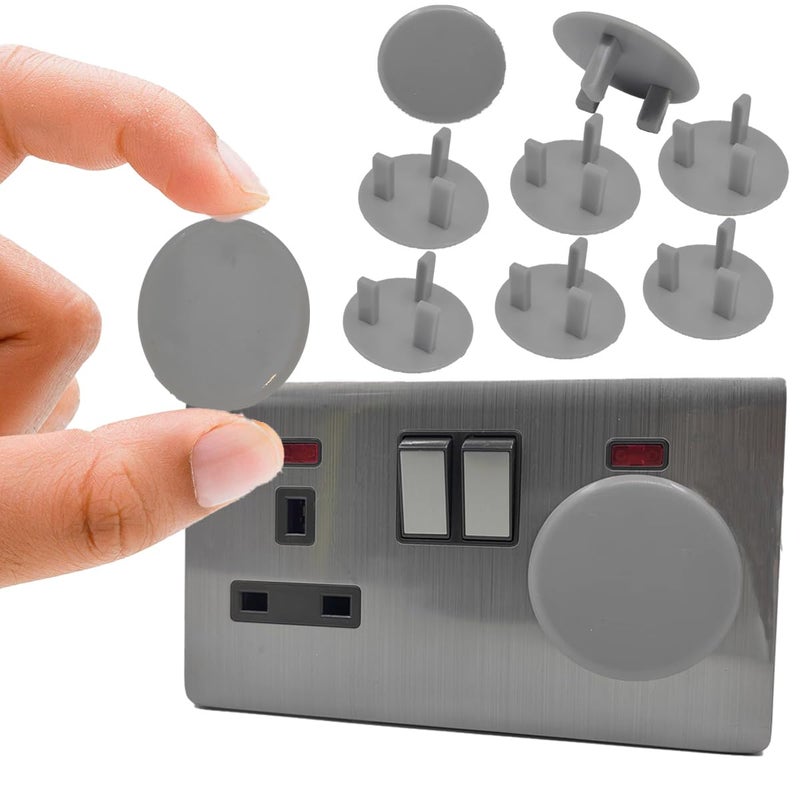 Childs Farm 10 Pack Plug Socket Covers UK, Child Baby Plug Socket Covers for Sockets UK - Image 1