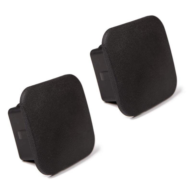 CZC AUTO Trailer Hitch Cover 2 inch Tow Receiver Tube Plug Cap 2 Black Hitch Ball Insert Compatible for Toyota Mercedes Mopar Audi F150 Ford GMC Truck Chevy Jeep Lexus 4runner 2X2 2Packs Black