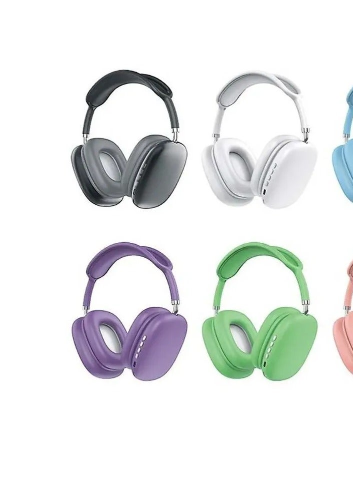 Wireless Bluetooth Headphones – AirPods Style, Noise Cancelling & Deep Bass – Comfortable Fit, Handsfree Mic – Long Battery Life – Perfect for Running, Gym & Calls - Image 2