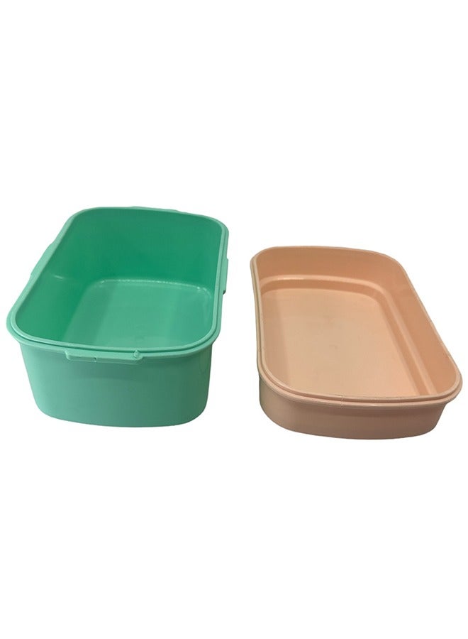 Yolo Double Decker Lunch/Tiffin Box-Green - Image 3