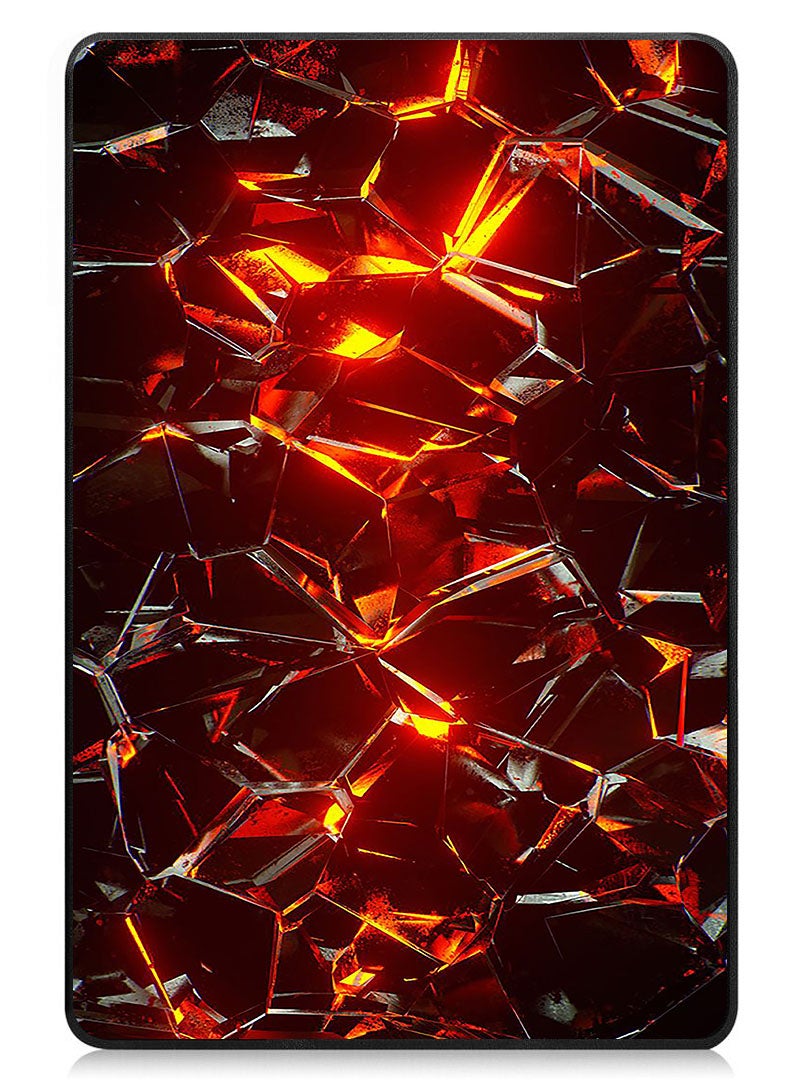 Theodor Protective Flip Case For Apple iPad Air 11 (2024) With Trifold Stand Auto Wake Sleep Shockproof Cover Abstract 10 - Image 1