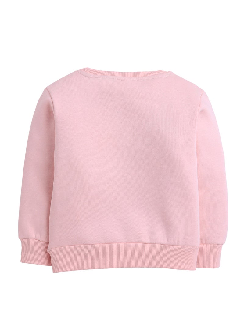 فكتور اند جين بلوزة قطنية مطبوعة بعبارة السعادة للبنات - Image 4