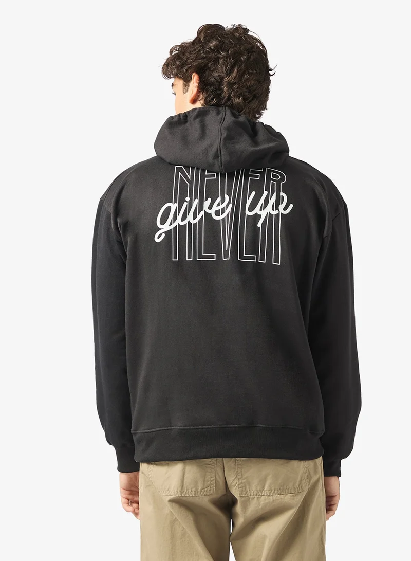 Graphic Print Hoodie