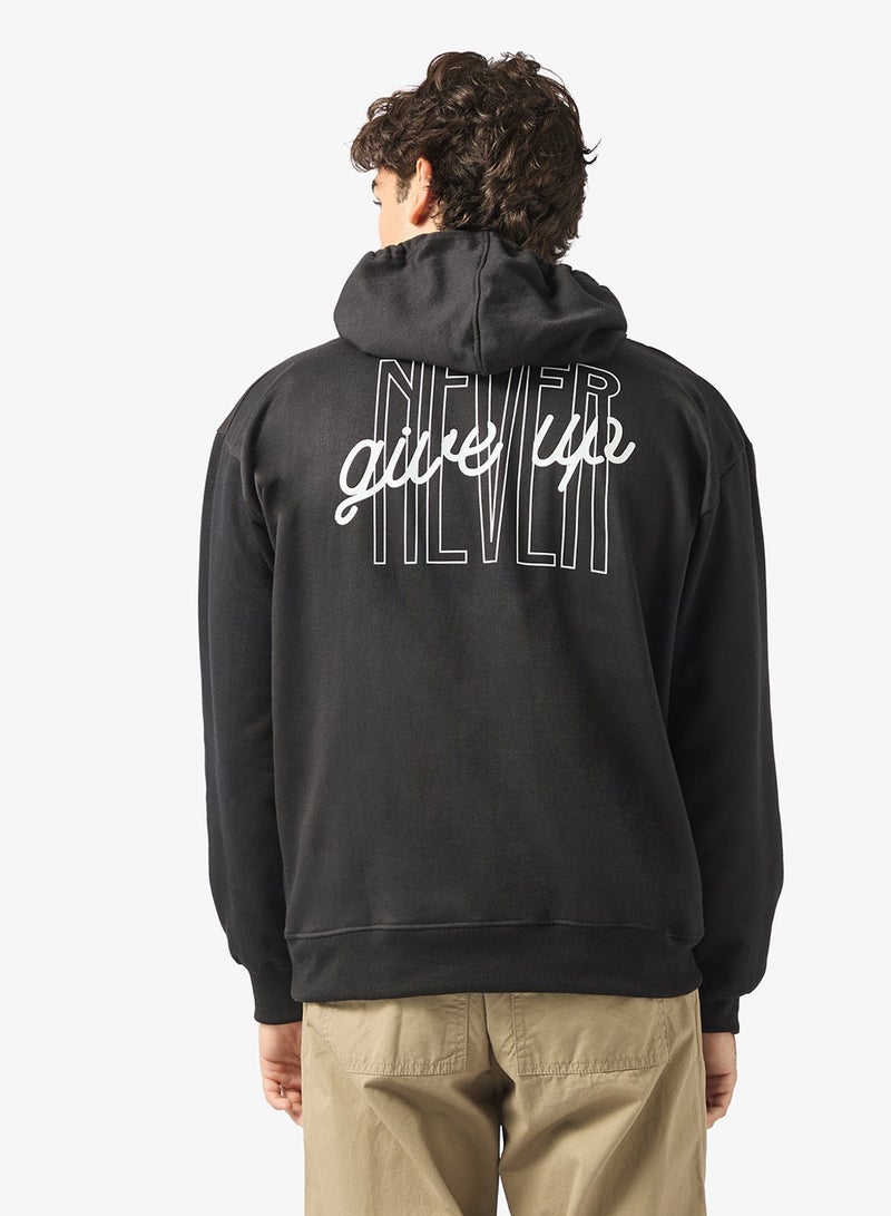 Seventy Five Graphic Print Hoodie - Image 1