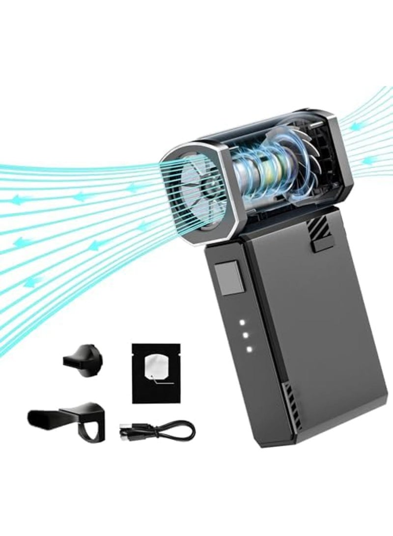 SYOSI Electronic Air Duster Air Blower Portable Rechargeable Electric Air Blower 100000 RPM Palm Turbo Blower Compatible for Camera, Lens, Keyboard, Laptop, Drone Cleaning - Image 1