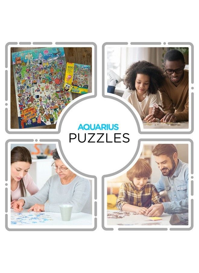 Aquarius Spongebob Squarepants Puzzle (1000 Piece Jigsaw Puzzle) Officially Licensed Spongebob Merchandise & Collectibles Glare Free Precision Fit 20 X 28 Inches  - Image 5