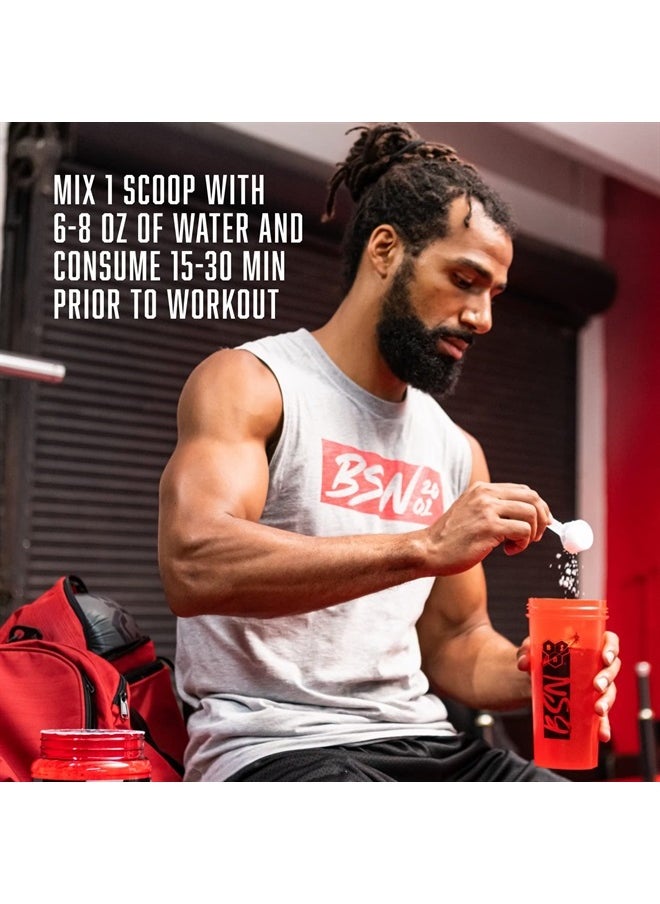 BSN - N.O.-XPLODE Vaso Pre Workout Powder with 8g of L-Citulline and 3.2g Beta-Alanine and Energy, Flavor: Cherry Bomb, 24 Servings - Image 1