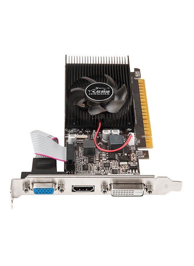 JINGSHA GT610 Graphics Card 2GB/DDR3/64bit Memory Video Card Computer Graphics Card with HD+VGA Ports for Office Entertainment  - Image 1