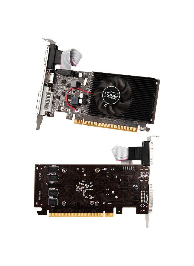 JINGSHA GT610 Graphics Card 2GB/DDR3/64bit Memory Video Card Computer Graphics Card with HD+VGA Ports for Office Entertainment  - Image 3