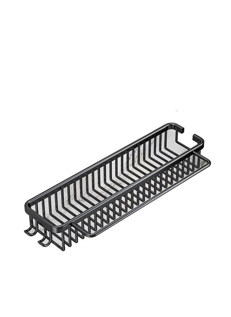 MIXDE 2-Piece No Drilling Wall Mounted Stainless Steel Bathroom Shower Shelf Floating Shelves  - Image 5