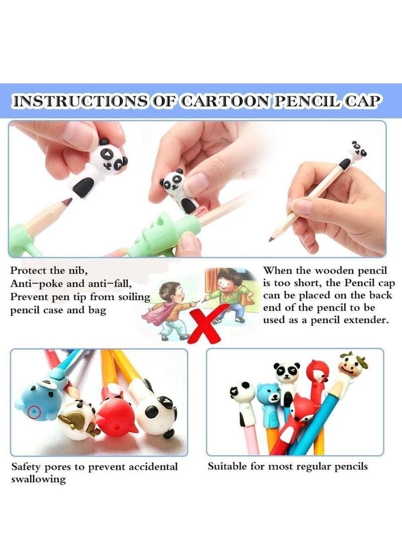 HomarKet 15-Piece Pencil Grips for Kids Handwriting Multicolour  - Image 5