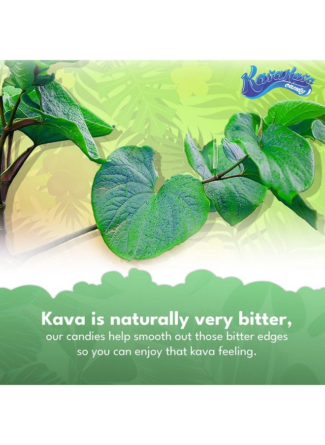 Ozia Originals - Ozia Originals Kava Kava Candy - 8 Kava Candies Per Pack, Kava Extract Stress Relief Supplement, Natural Kava Root Chill Happy Pill, Encourages Positive Mood - Coconut Cream Flavor, 1 Box (12 Packs) - Image 1