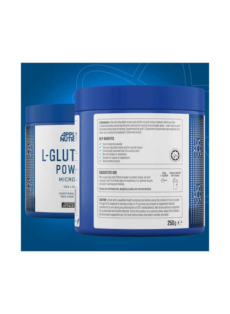 أبلايد نيوتريشن مسحوق الجلوتامين L- من شركة Applied Nutrition، 50 وجبة - Image 3
