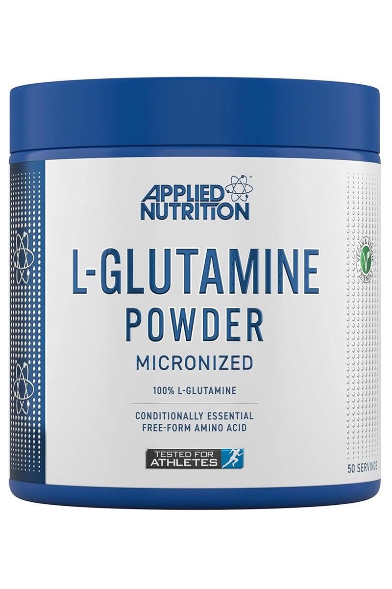 أبلايد نيوتريشن مسحوق الجلوتامين L- من شركة Applied Nutrition، 50 وجبة - Image 1