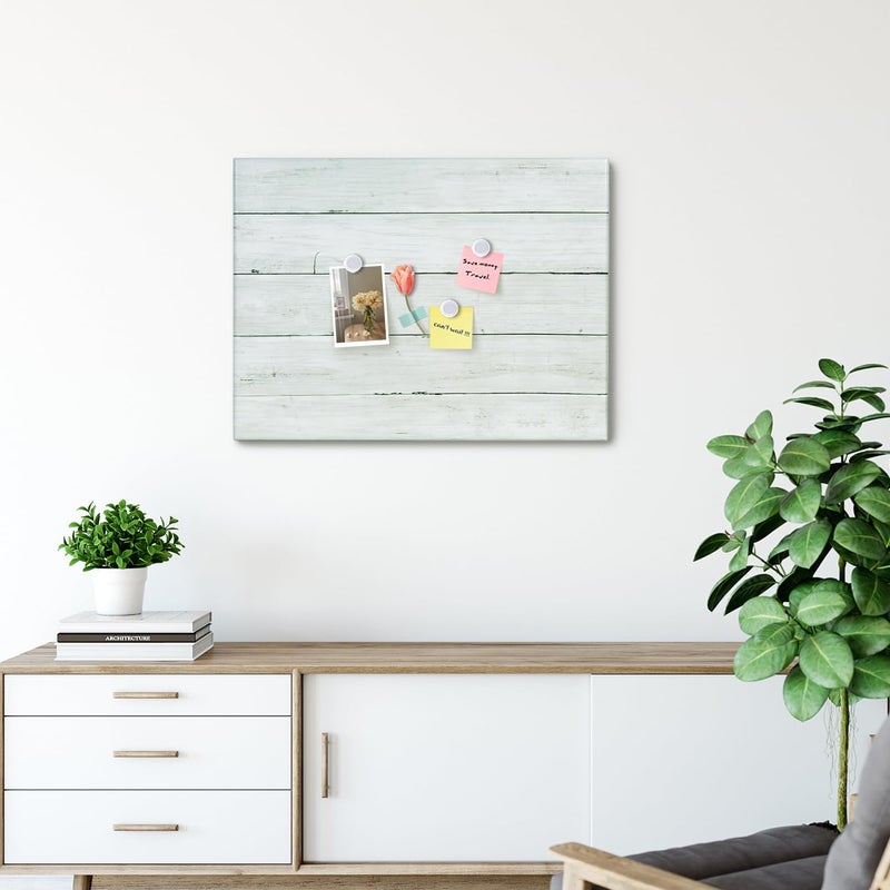 Aitakatta Wooden Planks Print Magnetic Surface Dry Erase Board, 30 x 20 inches Decorative White Board for Wall with Design, Frameless Dry Erase Board for Wallï¼ˆPlank,5075,1pcï¼‰ - Image 4