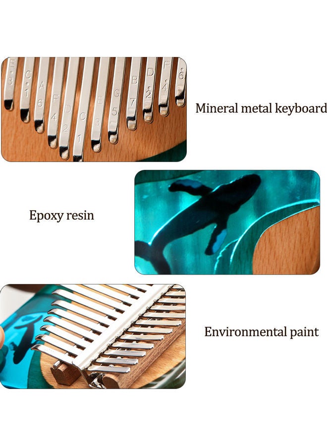 Alyashmac 17-Key Kalimba Thumb Piano - Image 5