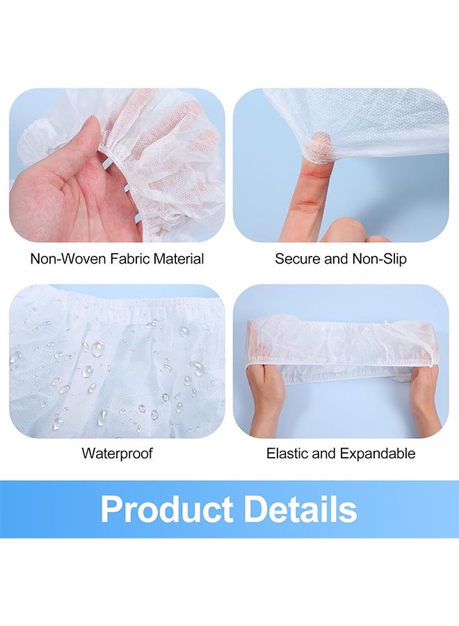 10pcs مرحاض مقعد الحصاري للسفر ، ويغطي مقعد المرحاض المتاح للماء غير المنسوجة النسيج الوسادات الوسادات المحمولة للخروجات مستشفى الفندق العام ، ملفوفة بشكل فردي - Image 3