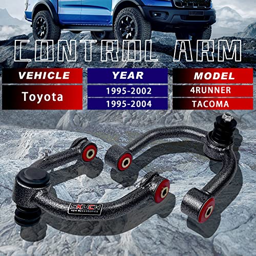 SKUCH 4X4 ACCESSORIES Front Upper Control Arms for 1995-2002 Toyota 4Runner, 2-4'' Lift Tubular Suspension Control Arm w/Ball Joints Compatible with 1995-2004 Toyota Tacoma - Image 2