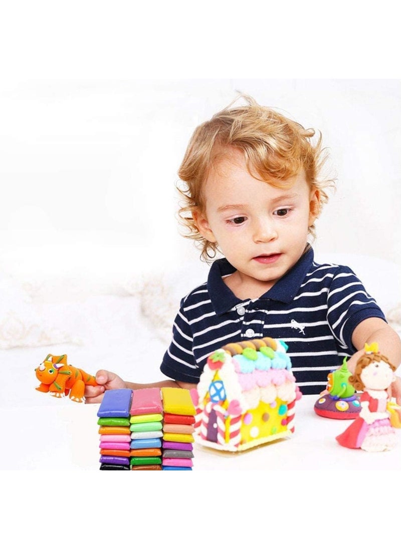 Mr. Penda - 24 Colors DIY Plasticine, Air Dry Clay, Super Light DIY Soft Creative Handgum, Educational Clay Toys for Kids - Image 1