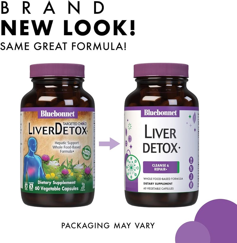 Bluebonnet Nutrition Liver Detox Liver Health Antioxidant Protection SoyFree GlutenFree Kosher Certified NonGMO DairyFree 30 Vegetable Capsules 30 Servings - Image 2