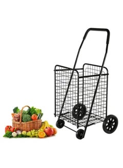 Generic Portable Folding Shopping Utility Cart Trolley  - Image 4