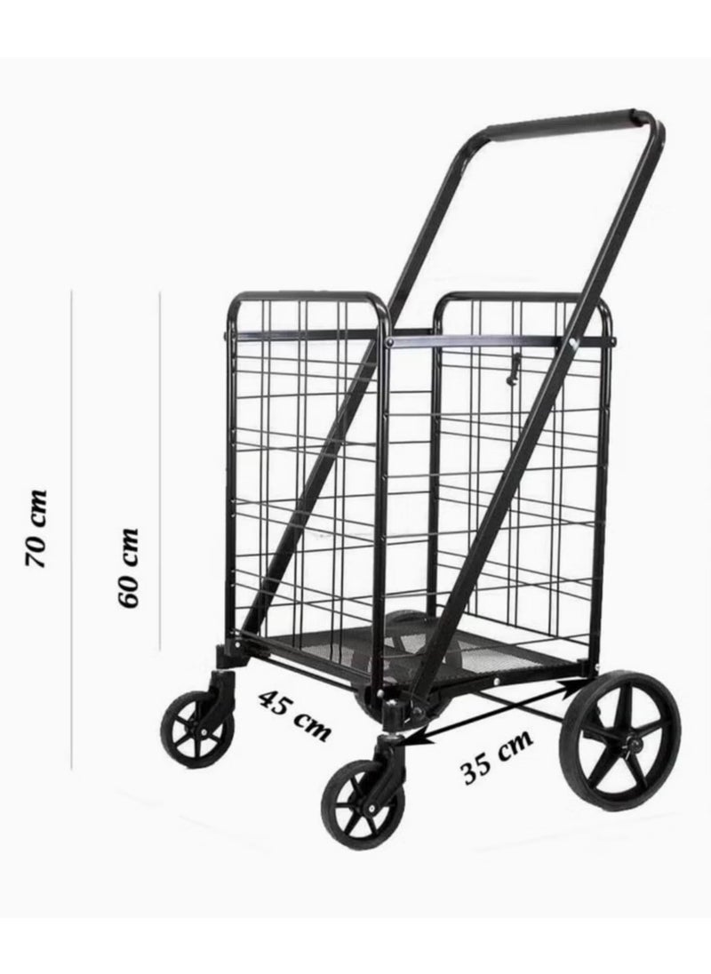 Portable Folding Shopping Utility Cart Trolley