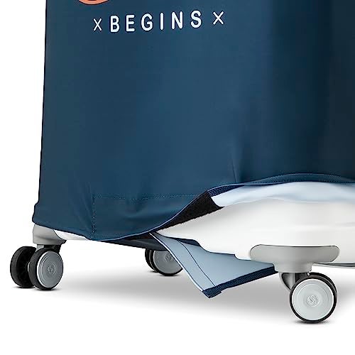 Samsonite غطاء حقائب سامسونيت المطبوعة، بداية المغامرة، كبير جداً - Image 5