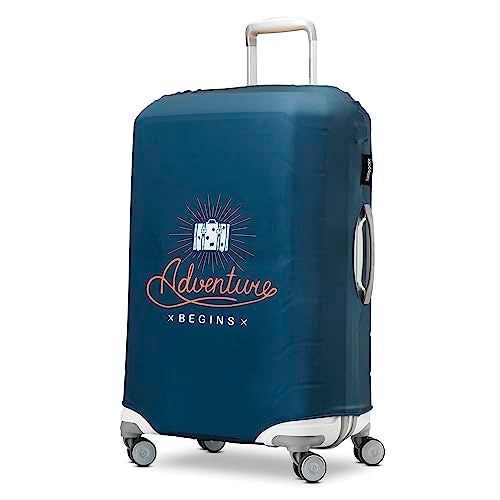 Samsonite غطاء حقائب سامسونيت المطبوعة، بداية المغامرة، كبير جداً - Image 1