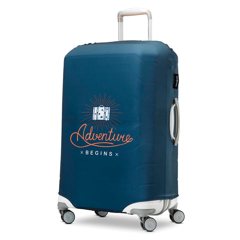 Samsonite غطاء حقائب سامسونيت المطبوعة، بداية المغامرة، كبير جداً - Image 3