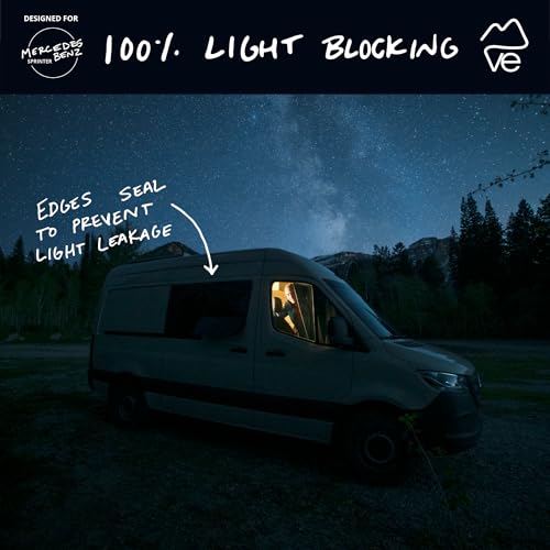 VanEssential Insulated Magnetic Blackout Window Cover Designed for Mercedes-Benz NCV3 & VS30 Sliding Door with Bare Metal Frame ONLY (Van Years 2007 to Current Year) - Charcoal Gray - Image 4