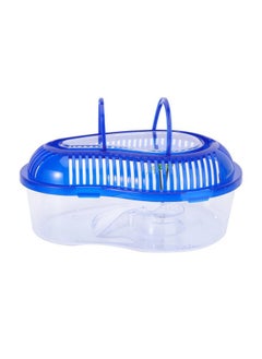 POPETPOP POPETPOP Small Turtle Tank-Turtle Container Reptile Carrier with Cover and Handle-Above Tank Basking(Large)  - Image 1