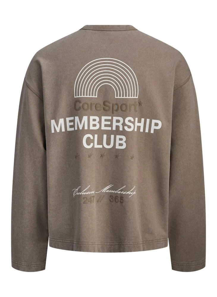 JACK & JONES Graphic Crew Neck Sweatshirt