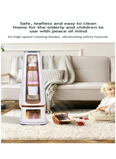 SILVER CREST Silver Crest 5 in 1 Smart Bladeless Fan with Multifunctional Aromatherapy Diffuser Fan Water Droplets Fan Humidifier Air Cooler Fan and Remote Control Air Purifier Fan & Tower fan  - Image 5