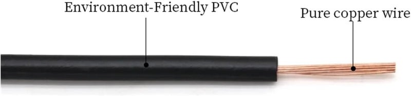 سلك نحاسي RAHBI RV كابل مرن كابل كهربائي PVC كابل كهربائي 300/500 فولت سلك مرن أحادي النواة متعدد الشعيرات لأسلاك الصوت بشكل مريح (اللون: أصفر، الحجم: 10 أمتار - 15AWG (1.5 مم²)) - Image 3