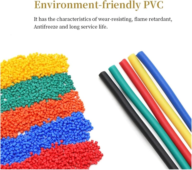 سلك نحاسي RAHBI RV كابل مرن كابل كهربائي PVC كابل كهربائي 300/500 فولت سلك مرن أحادي النواة متعدد الشعيرات لأسلاك الصوت بشكل مريح (اللون: أصفر، الحجم: 10 أمتار - 15AWG (1.5 مم²)) - Image 4
