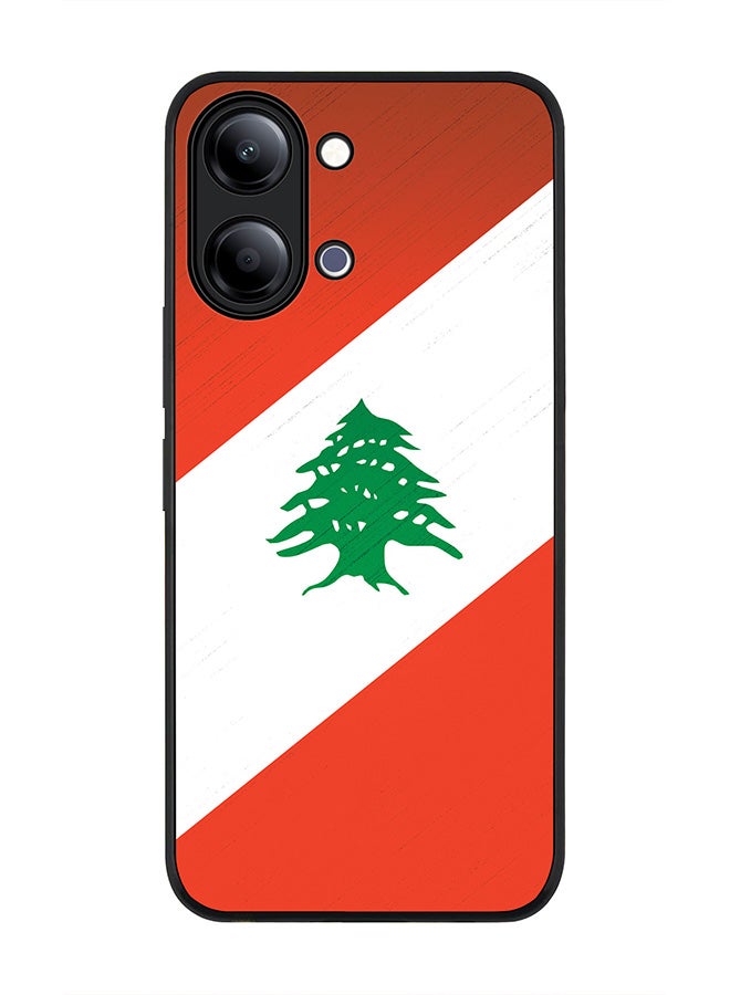 Stylizedd For vivo Y21 / Y11 Case,Slim fit Camera Protection, Shockproof Thin Phone cover  - Flag Of Lebanon - Image 1