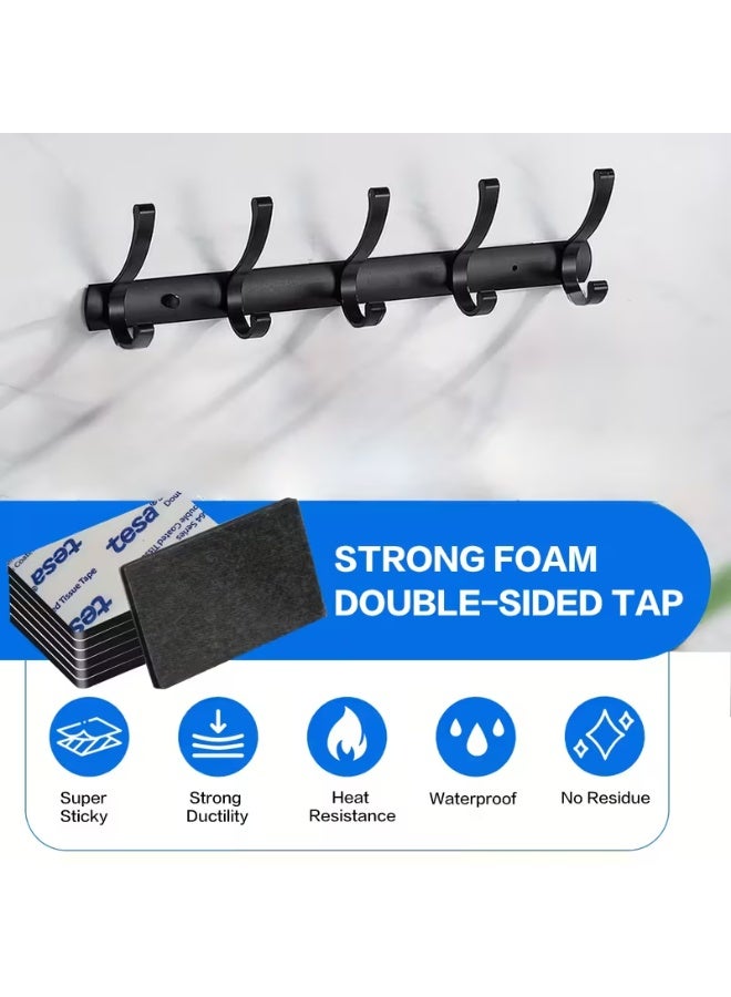 Tesa 6 Pieces Double-Sided Sponge Adhesive Tape Heavy Duty Double-Sided Adhesive Tape Super Strong Hold Waterproof, Moisture Resistant, Non-Slip, Long Lasting, Flexible in Temperature Changes Sponge Tape is useful and convenient to use in homes, offices, school classrooms, clinics, shops, and even cars. You can install murals, pictures, certificates, and licenses without drilling the wall, even hanging bathroom and kitchen shelves, and inside the house. It is also used in cars. You can install the dash cam on the windshield or rear window and install the car phone holder. When removing the tape, it is removed without damage or glue residue. You can clean it a little and it is removed easily. The size of the piece is 5 * 3 cm. - Image 5