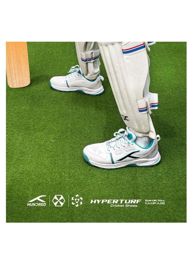 HUNDRED HyperTurf Cricket Shoes | Unisex | TerraSpike Rubber Studs | Vegan Leather/HexaFoam | Lightweight & Highly Durable | Embedded Support Plate for Stability - Image 2