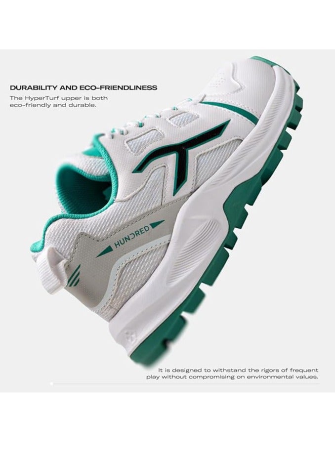 HUNDRED HyperTurf Cricket Shoes | Unisex | TerraSpike Rubber Studs | Vegan Leather/HexaFoam | Lightweight & Highly Durable | Embedded Support Plate for Stability - Image 3