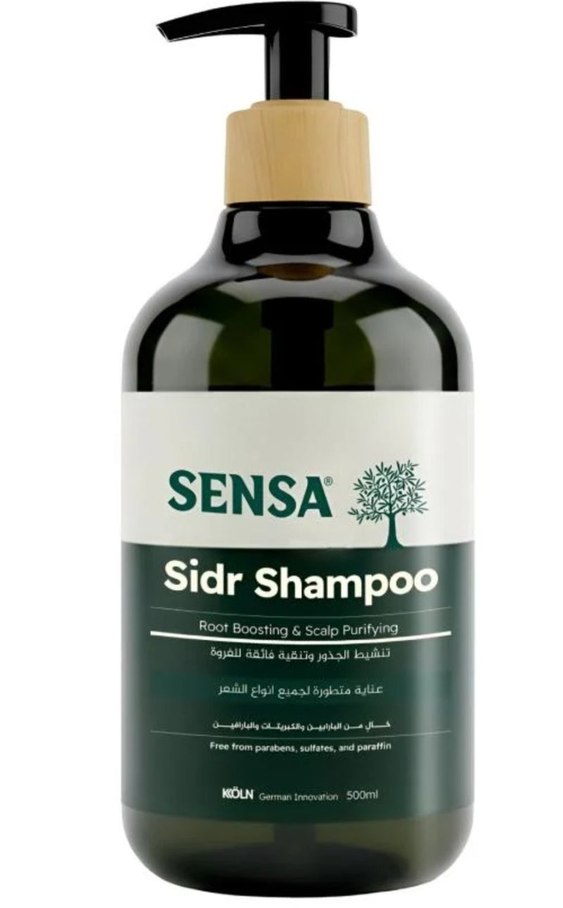 Hair Shampoo To Activate The Roots With Sidr By Sensa - 500ml