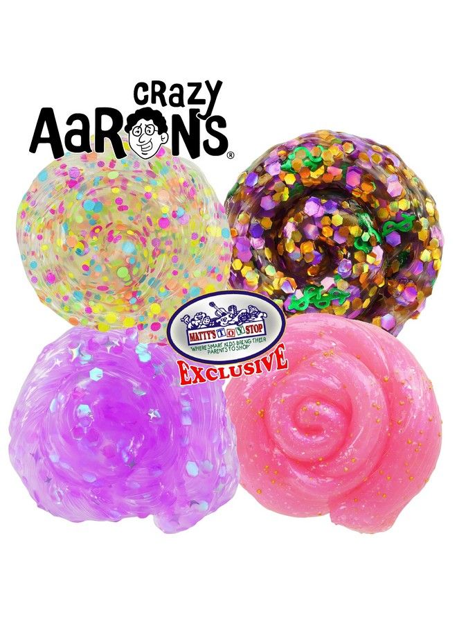 Matty's Toy Stop Crazy Aaron'S Putty Mini Tins Funky Fidget Daydream Cryptocurrency & Fairy Sprinkles Gift Set Bundle 4 Pack (13.3G Each) - Image 3