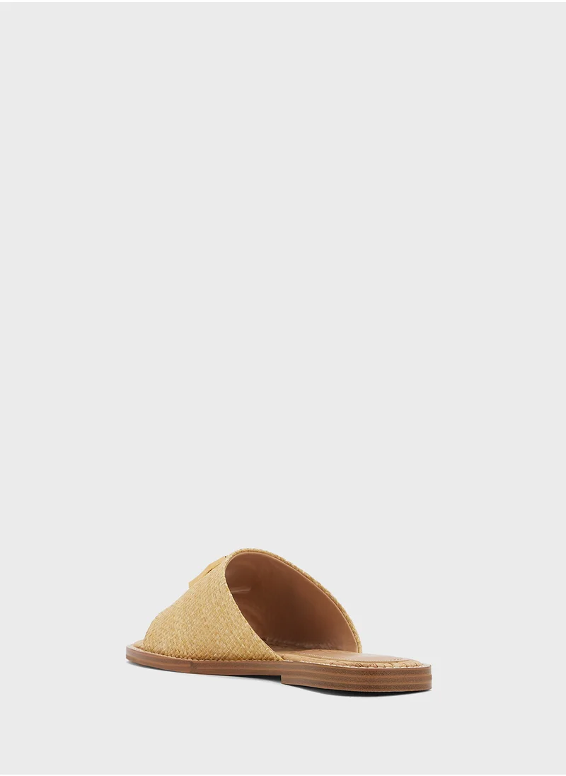 GUESS Single Strap Flat Sandals