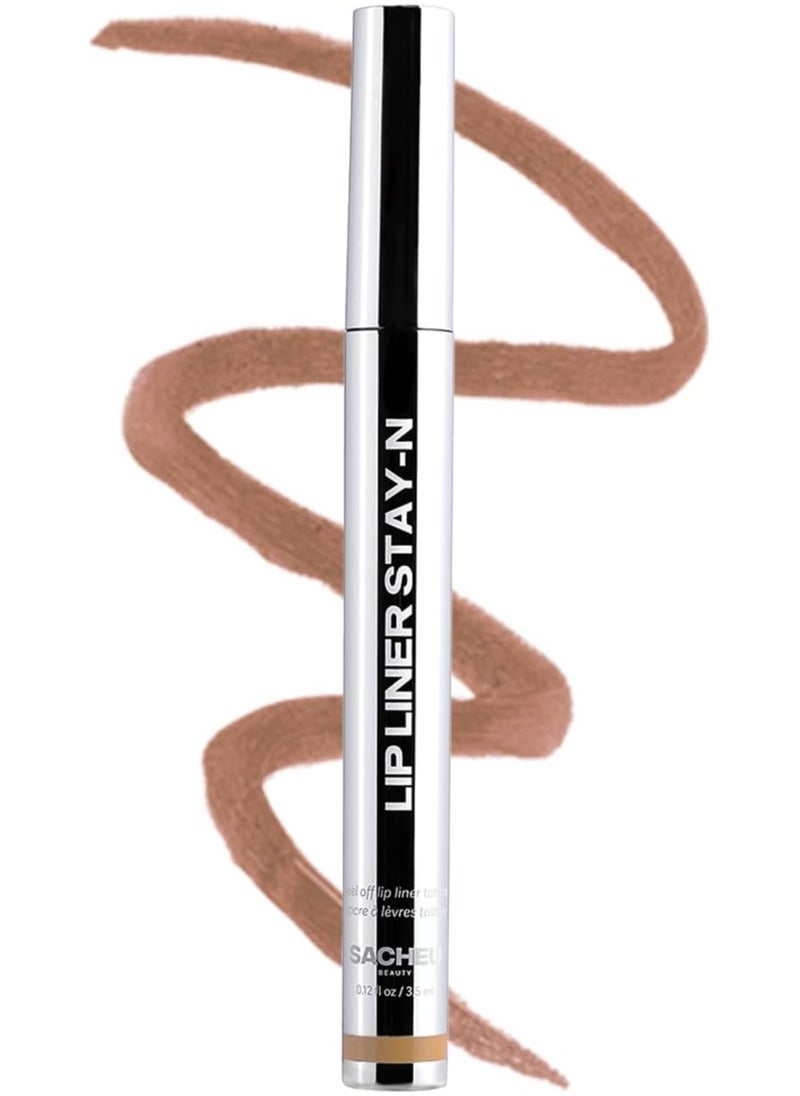 Sacheu Lip Liner Stay-N, Peel Off (02 MUAH-ve) 0.12 Fl Oz (Pack of 1)  - Image 2