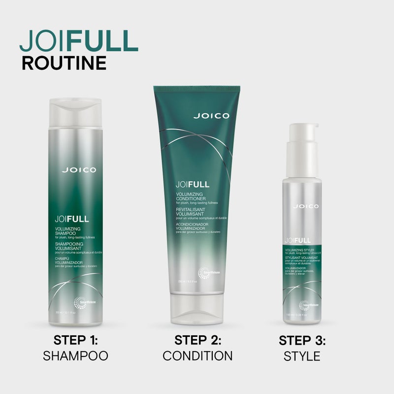 Joico JoiFULL Volumizing Shampoo | For Fine, Thin Hair | Add Instant Body | Long-Lasting Fullness | For Thicker Bouncier Hair | Boost Shine | With Lotus Flower & Bamboo Extract | 10.1 Fl Oz - Image 5