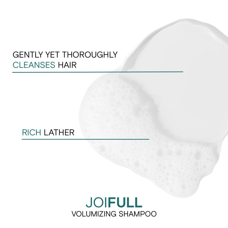 Joico JoiFULL Volumizing Shampoo | For Fine, Thin Hair | Add Instant Body | Long-Lasting Fullness | For Thicker Bouncier Hair | Boost Shine | With Lotus Flower & Bamboo Extract | 10.1 Fl Oz - Image 3