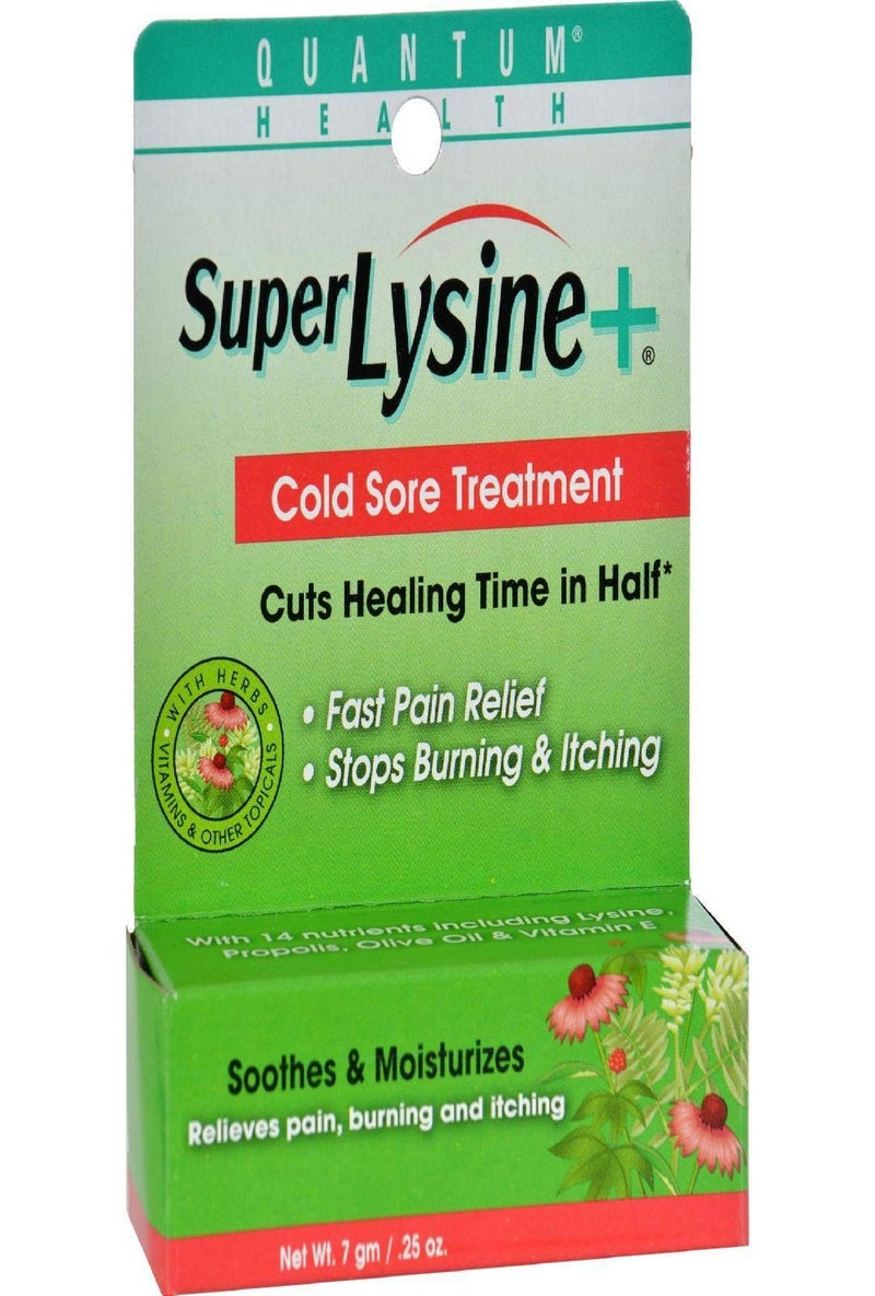 Quantum Super Lysine Plus Cold Sore Treatment Cream - 0.25 Oz - Image 1