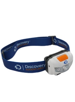 Discovery Discovery Adventures HeadLamp, D200, LI, Smart Light Sensor, MAX 200LM, 4500K +2PCS 6500K DOMESTIC LAMP, For Camping, Hiking, Fishing  - Image 1