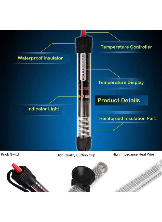 Neostyle 100W Aquarium Heater, Submersible Auto Thermostatic Fish Heater with Suction Cup(100W)  - Image 2